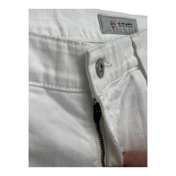 Ag Denim Ex Boyfriend Slouchy Slim Jeans White Women’s NWT Size 31 - Picture 8 of 16